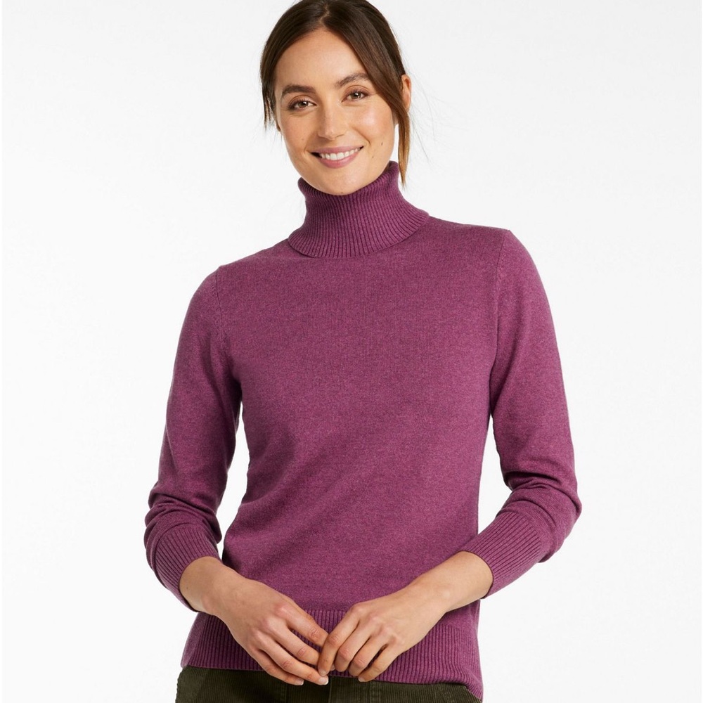 NWT Women’s Light Purple LL Bean Turtleneck Sweater